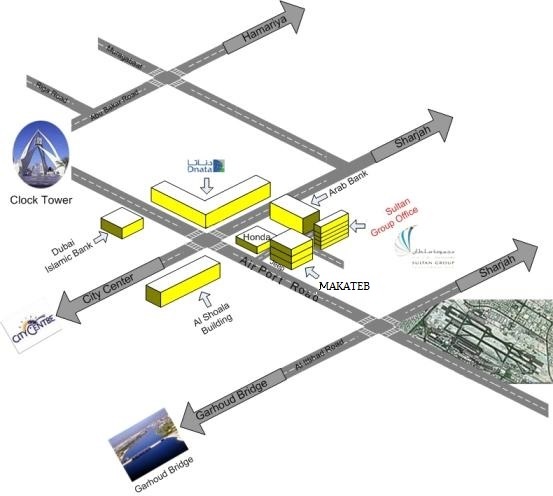 Sultan group location map New